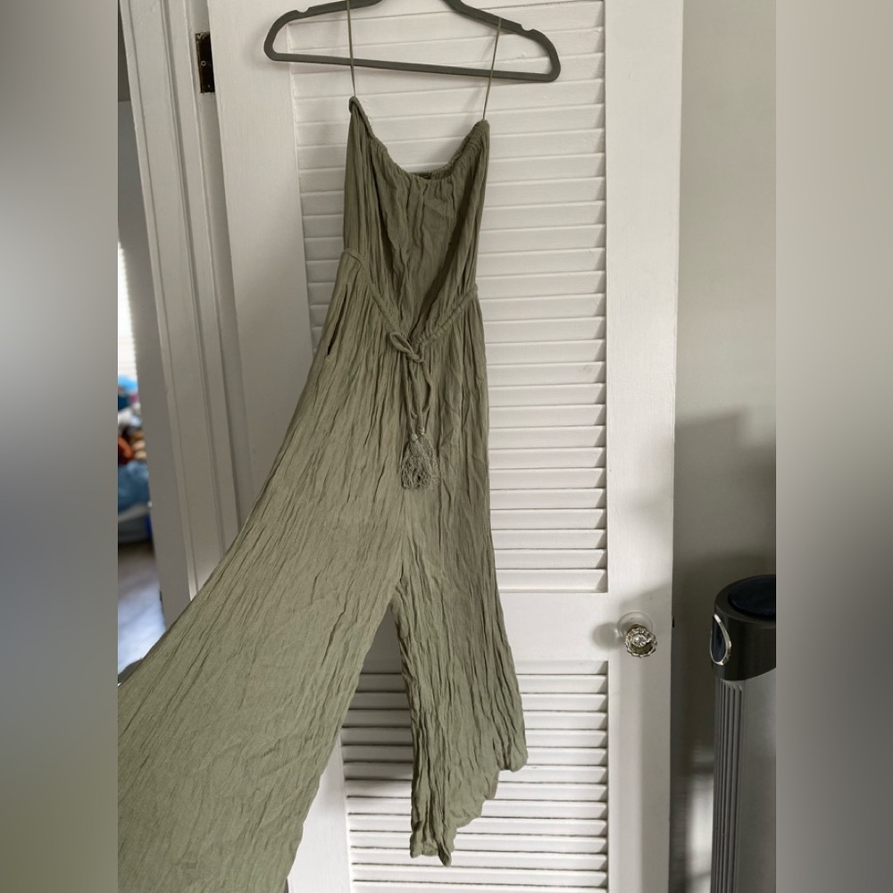 Elan Gauze Cover Up Jumpsuit